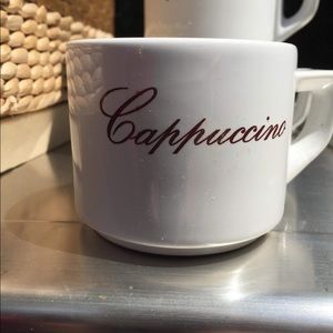 Set of 4 cappuccino cups